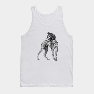 skull dog Tank Top